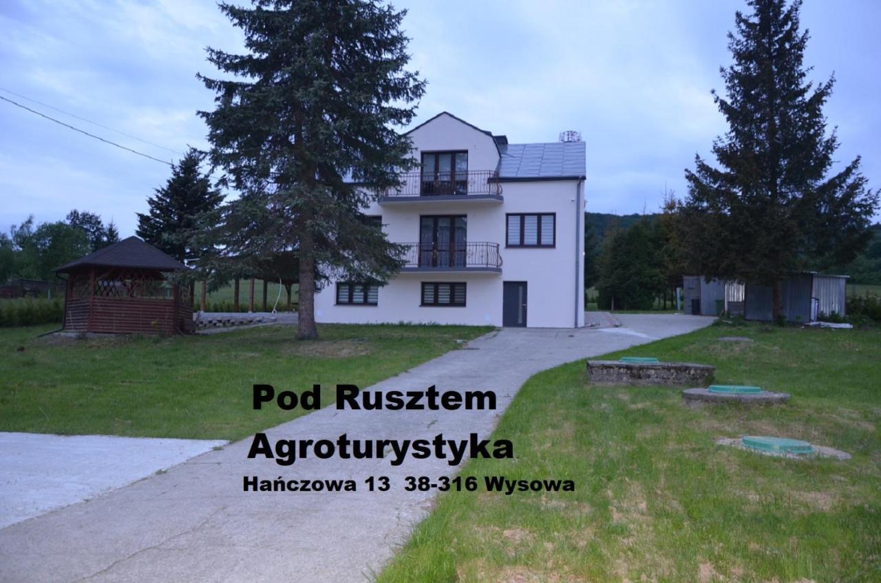 Pod Rusztem Agroturystyka Wysowa-Zdrój Exterior foto